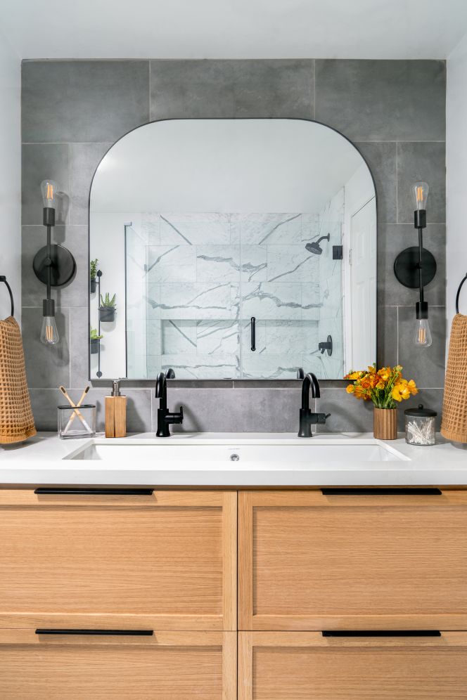 Anaheim Hills Interior Designer example of a bathroom sink design