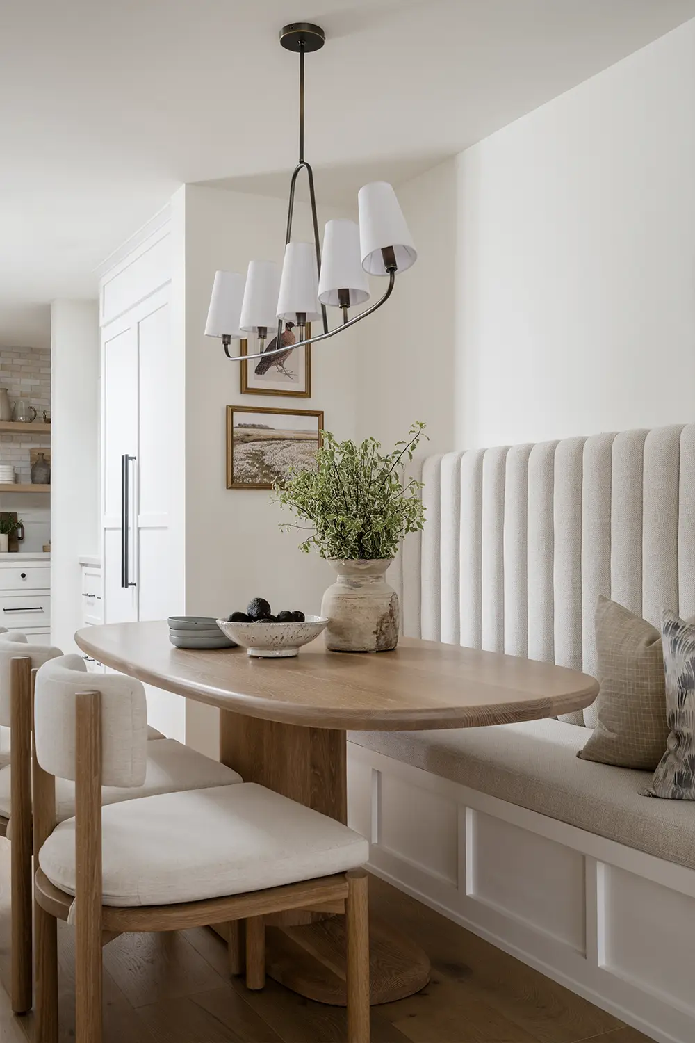 Interior Design of a dining area in a Fullerton home