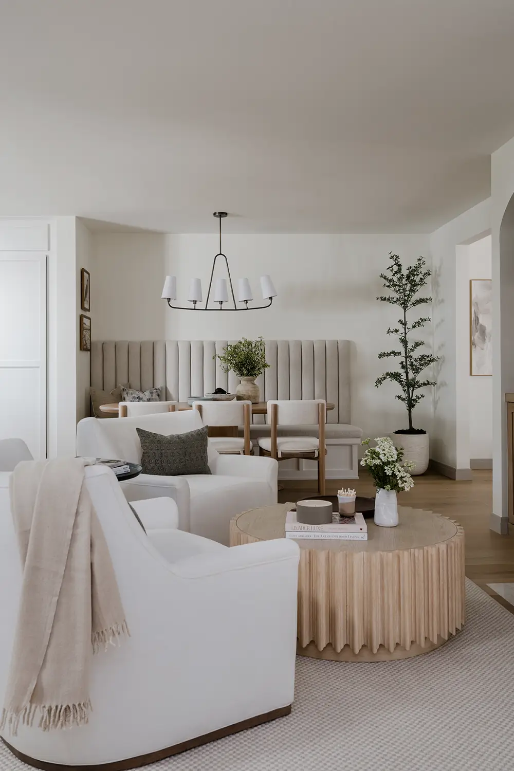 Interior Design of a living area in a Fullerton home