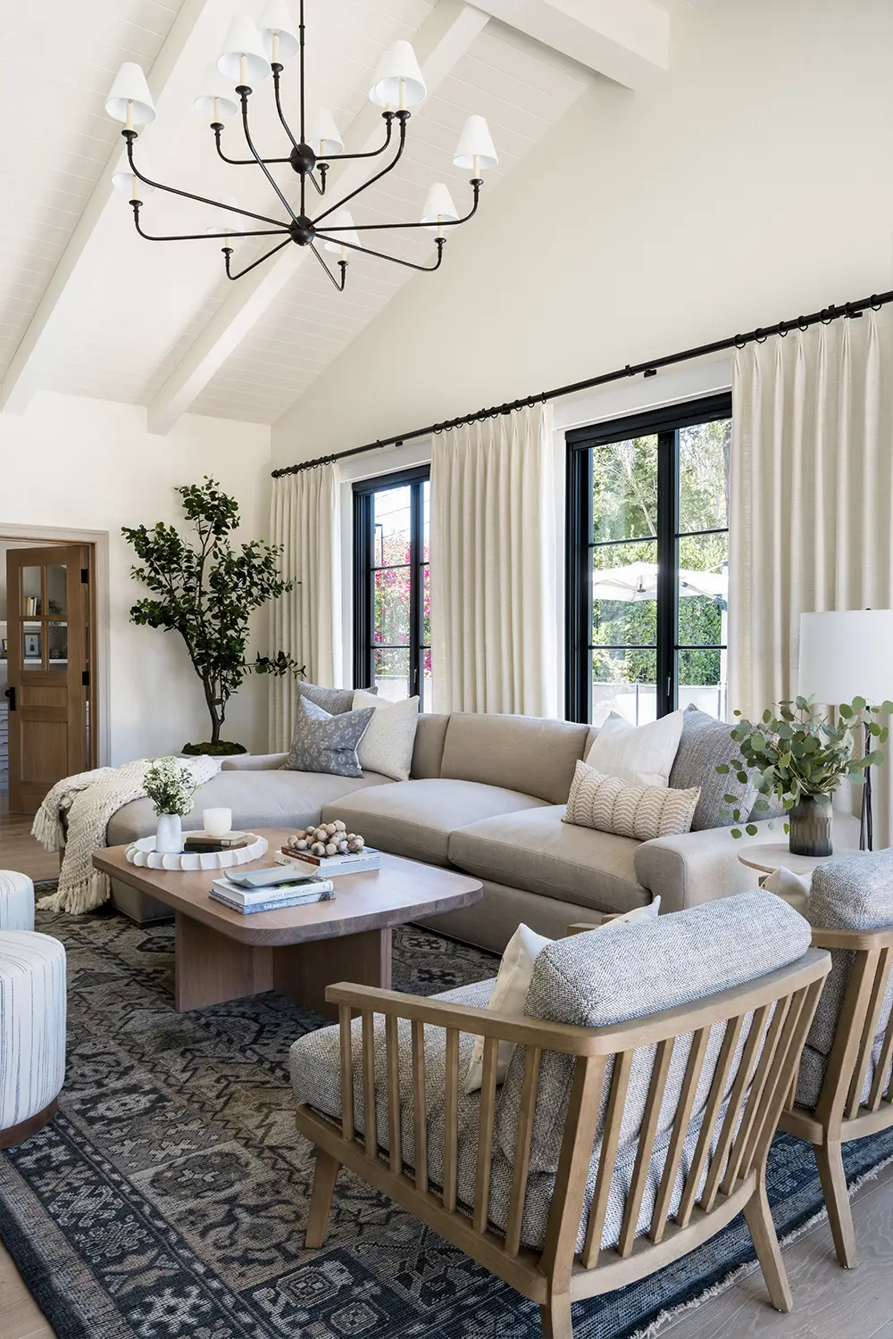 Interior Design of a living area in a Fullerton home