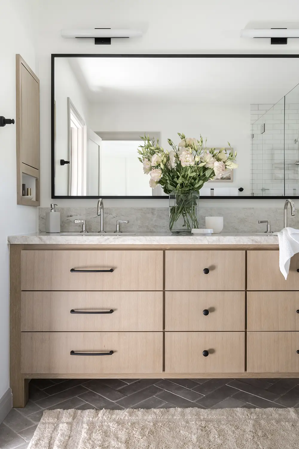 Interior Design of a bathroom in a Fullerton home