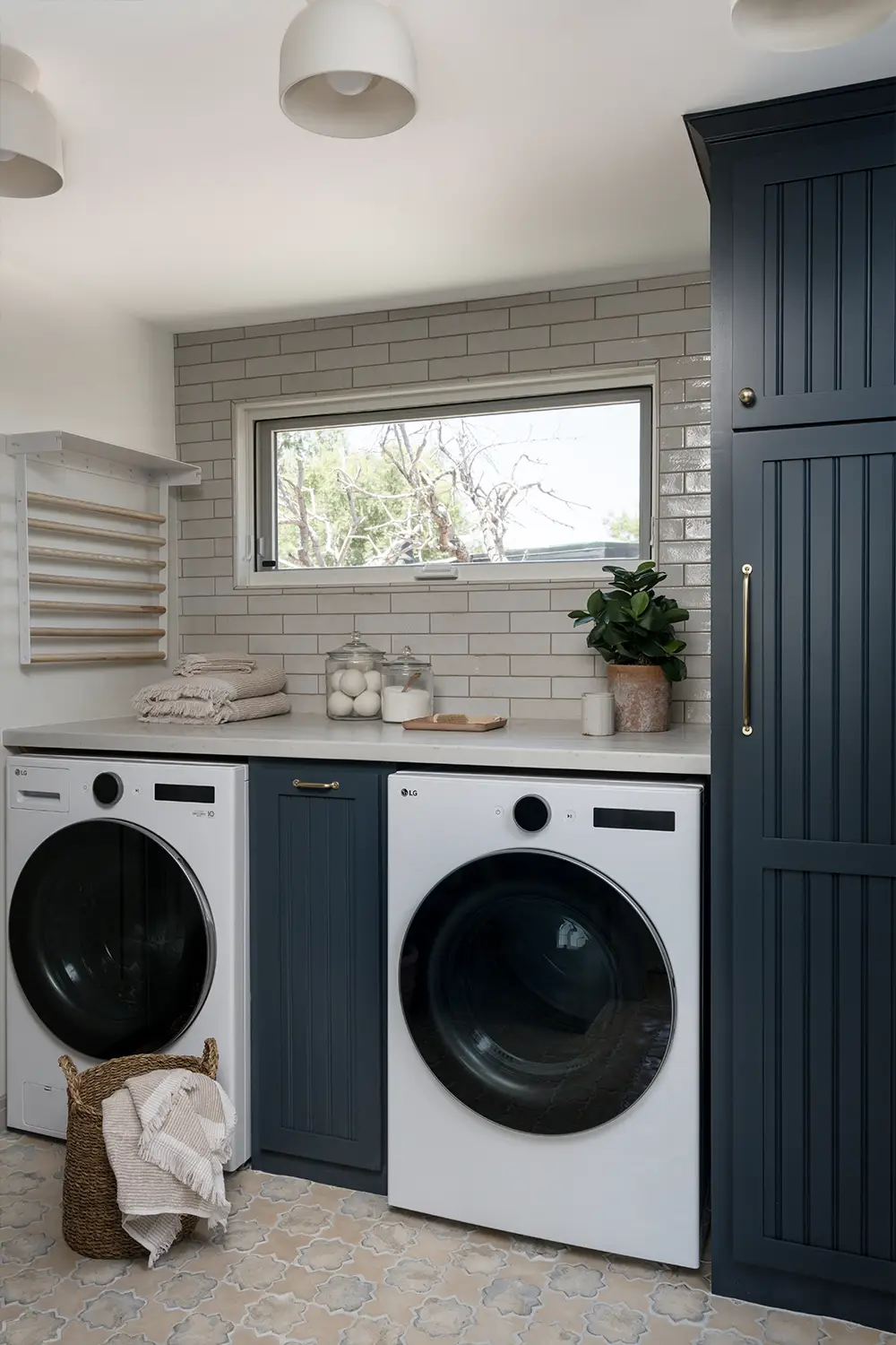 Interior Design of a laundry room in a Fullerton home