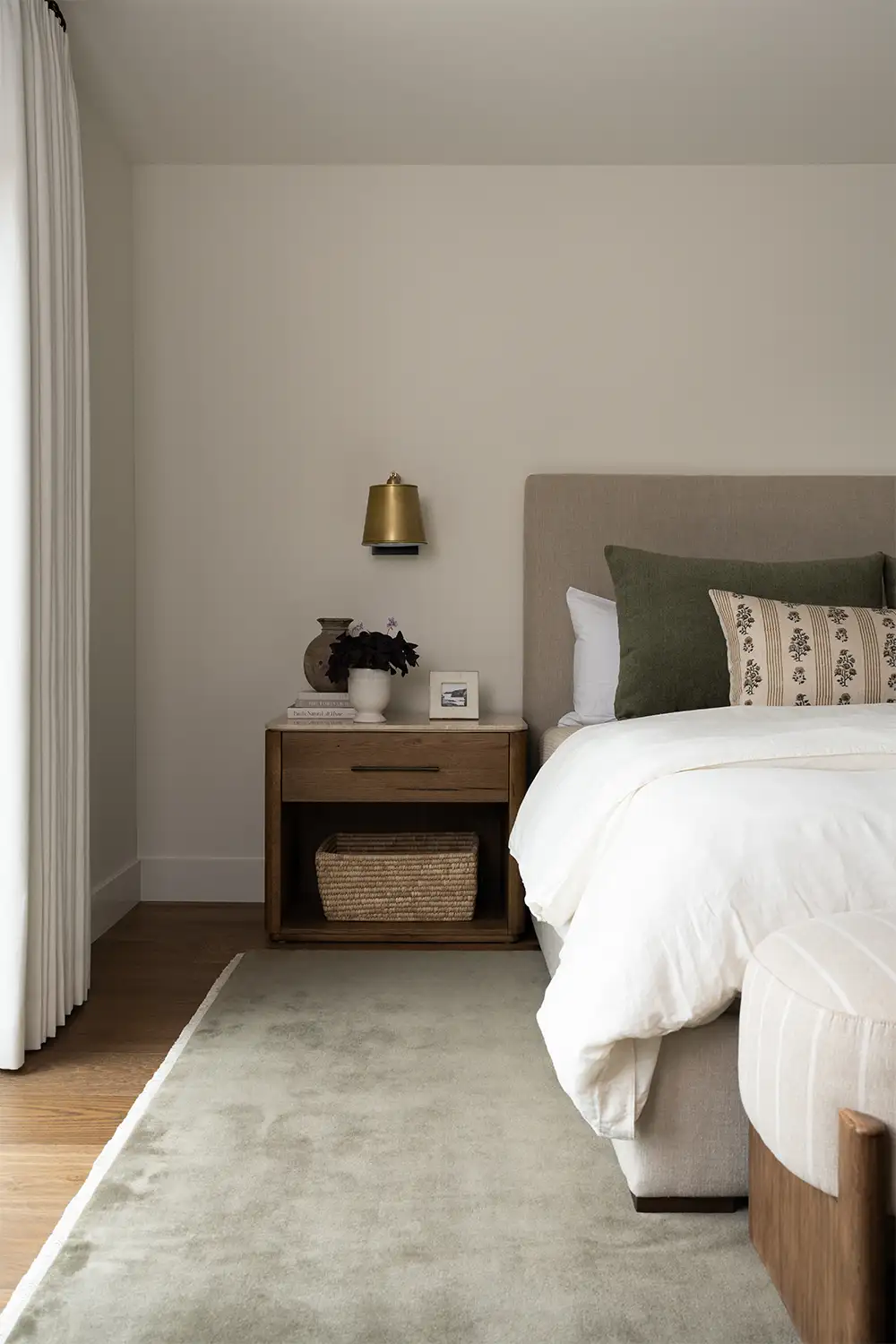 Tustin Interior Design detail of a bedroom