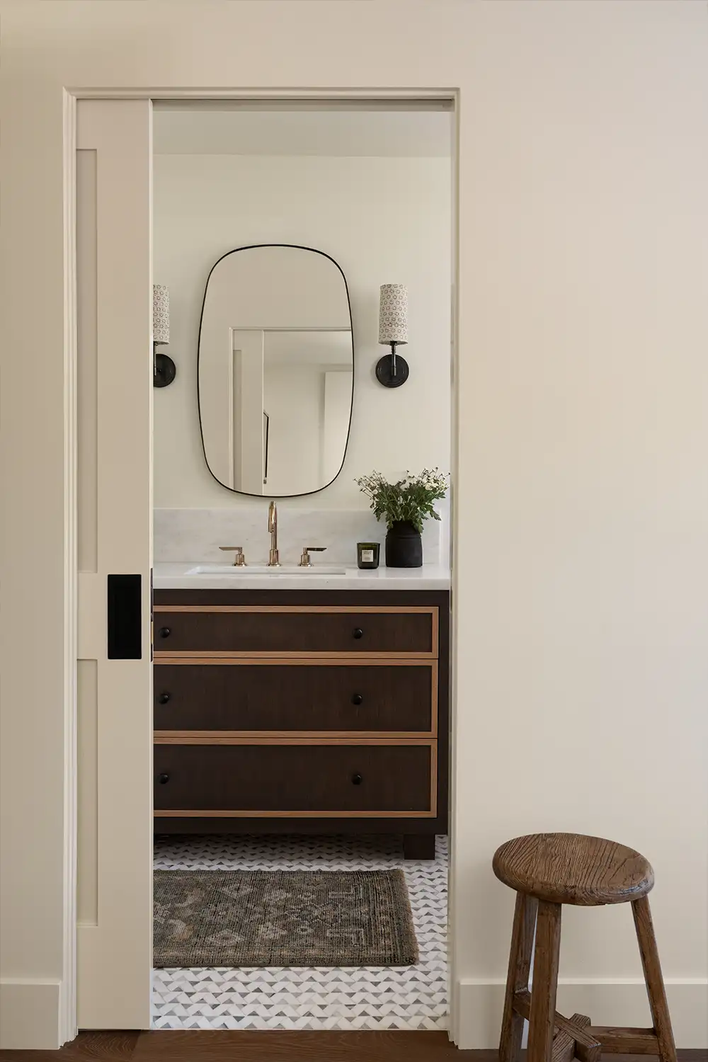 bathroom remodel by Tustin Interior Designer by Sloan Co Design